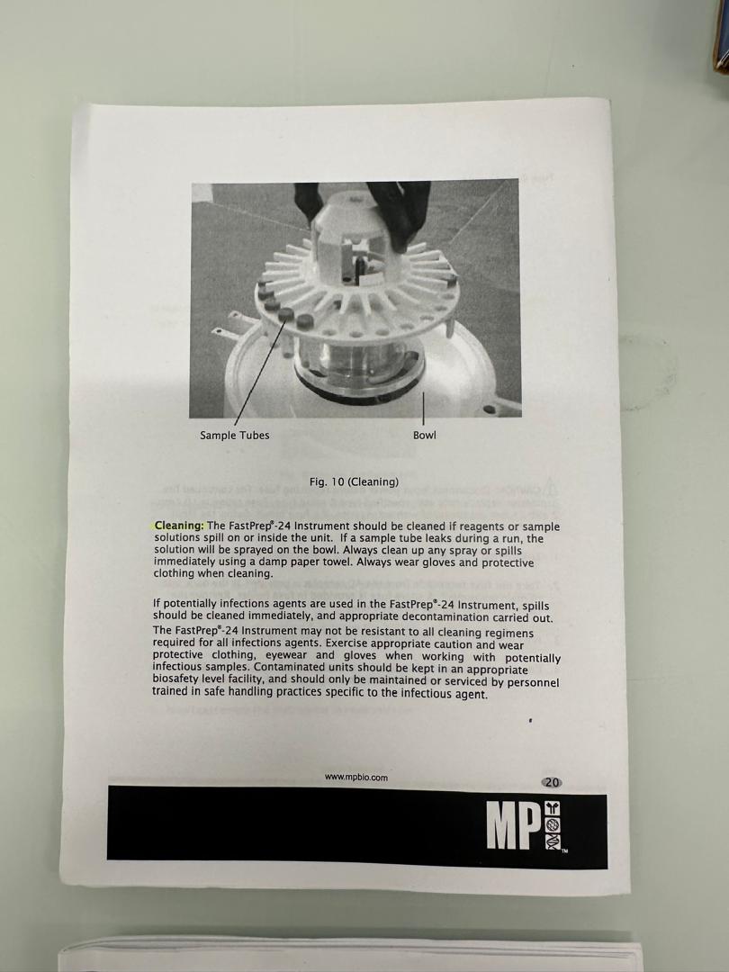 Système de préparation d'échantillons FastPrep-24 de MP Biomedicals – Image 6