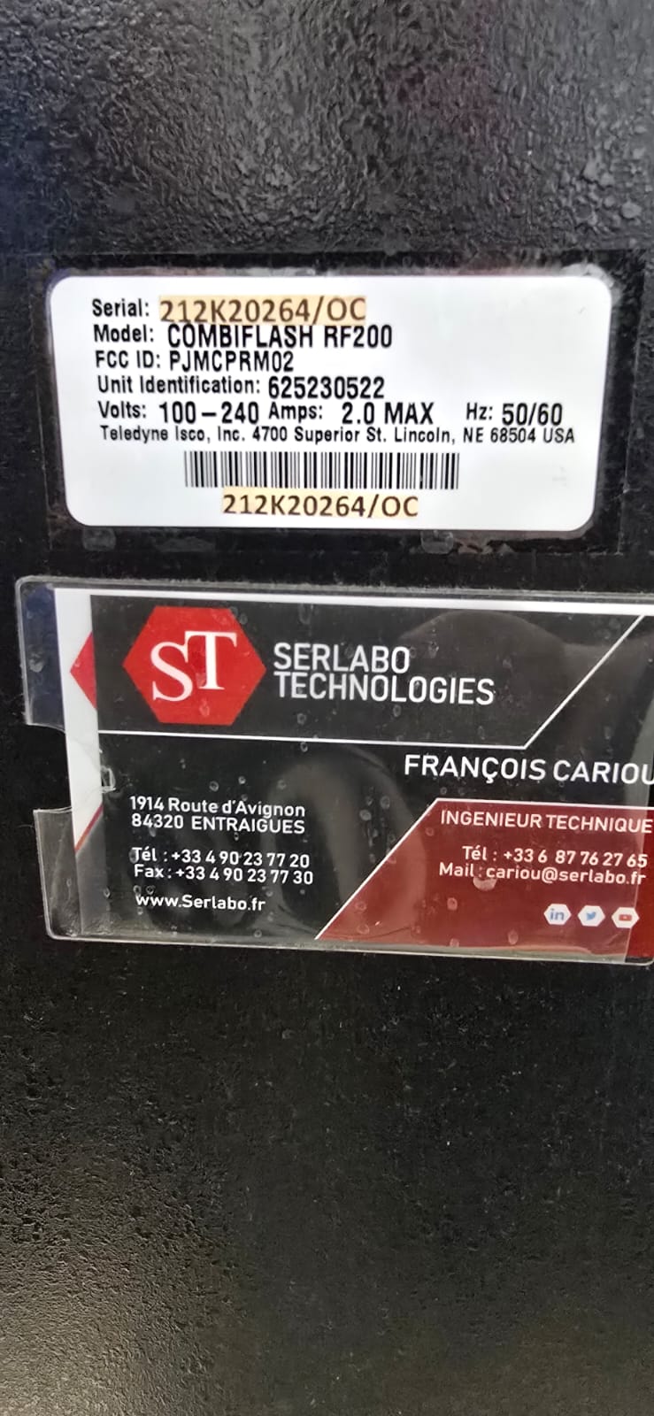 Système de chromatographie flash Teledyne ISCO Combiflash RF 200 – Image 12